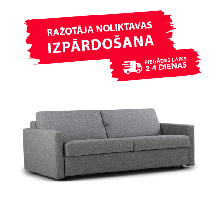 Dīvāns ELBEKO (Divvietīgs, izvelkams)(Ražotāja noliktava)